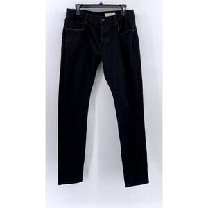 ALLSAINTS Men's Black Rex Straight-Slim Jeans SZ 32